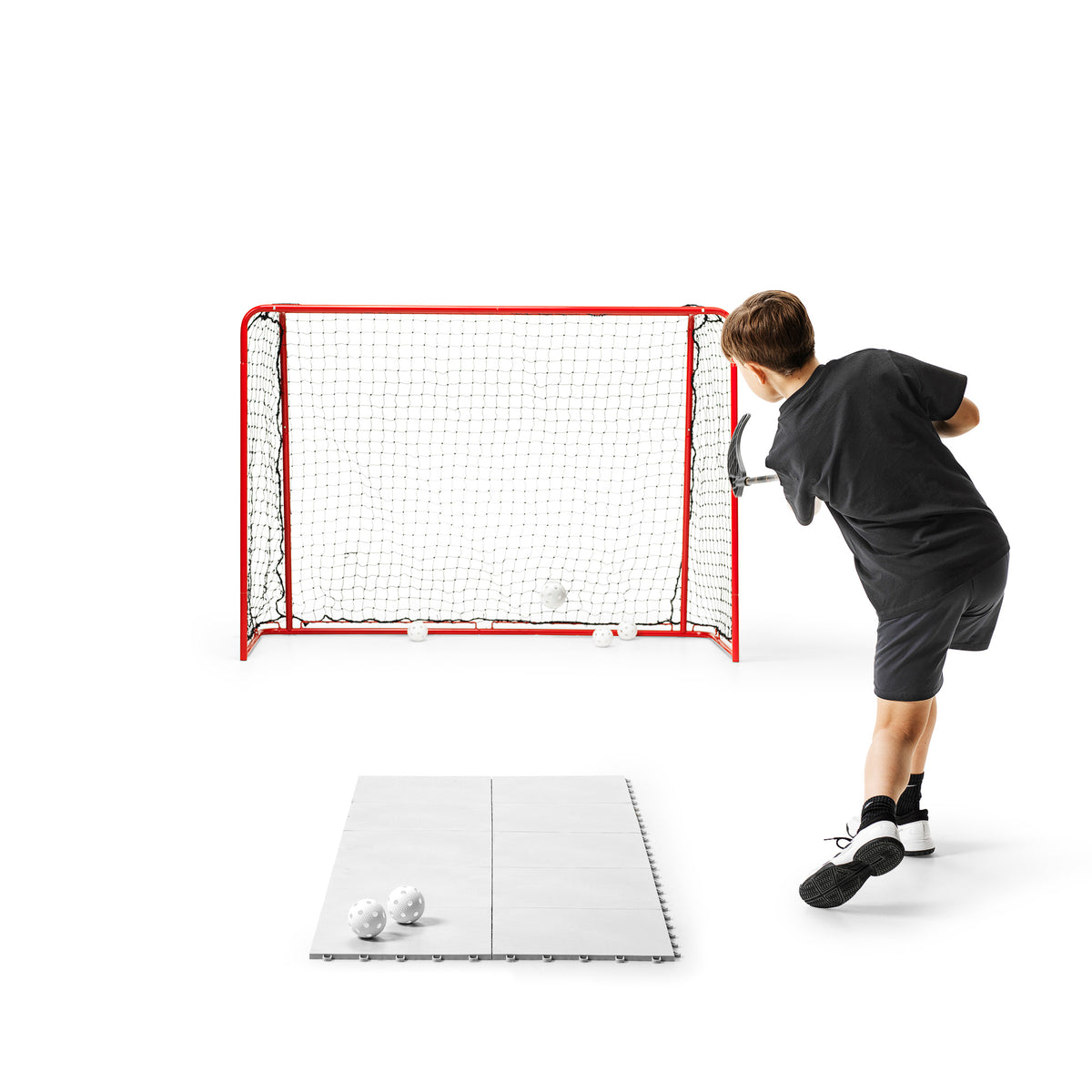A REAL GOAL TO SHOOT AT, AT HOME
